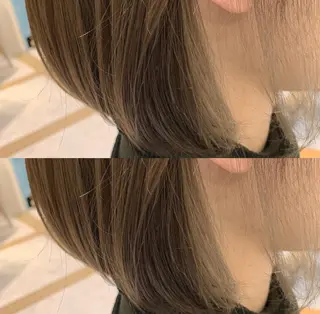 ショート カラー パーマ ヘアアレンジ 韓国ヘア/髪質改善 /Harunaのヘアスタイル