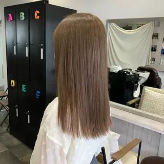 セミロング Legami 熊本（レガーミ）所属・清村 和音のヘアスタイル