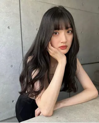 セミロング K NATSUMIのヘアスタイル
