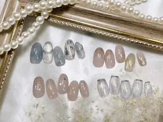 ネイル ネイルPetit Ribbonのネイルデザイン