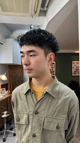 ショート メンズ YUNA★ メンズパーマのヘアスタイル