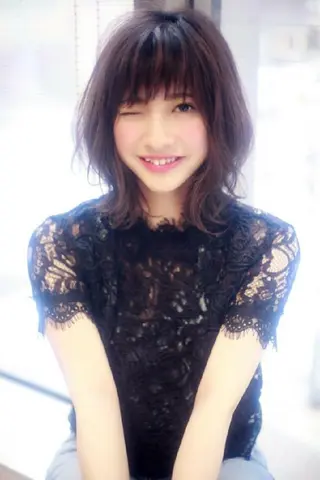 セミロング SALOWIN神宮前五丁目店所属・🇰🇷韓国風艶髪✨ 髪質改善 倉岡しおんのヘアスタイル