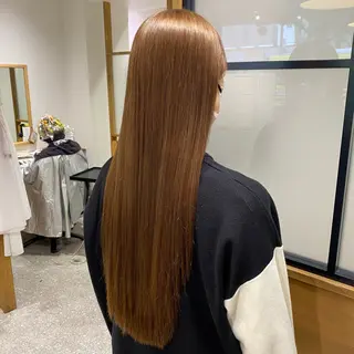 ロング カラー ついざき はるかのヘアスタイル