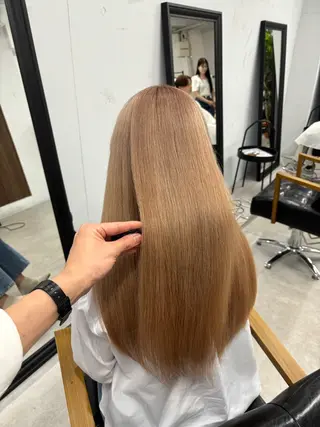 ロング カラー darts所属・マツダ レンのヘアスタイル
