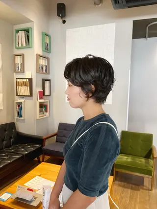 ショート kawai rihoのヘアスタイル