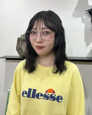 ミディアム パーマ [Eurica] muaのヘアスタイル
