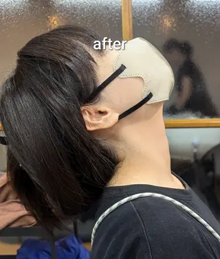 スパニスト 中川のヘアスタイル