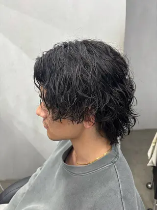 ミディアム パーマ メンズ メンズ支持率NO.1 マサキのヘアスタイル
