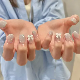 ネイル 🎀チーク/ちゅるん 🫧chisa🎀のネイルデザイン