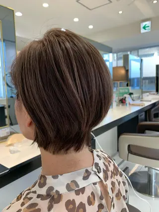 ショート カラー 小田切 栄司のヘアスタイル