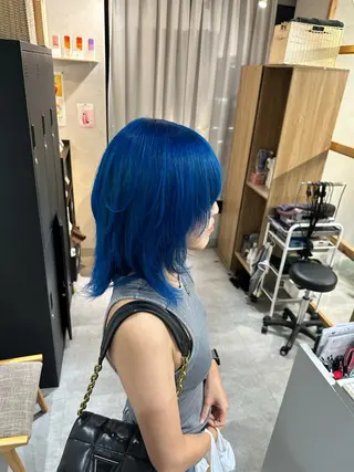 セミロング カラー JOS所属・上野ハイトーン/デ ザイン✂︎touiのヘアスタイル