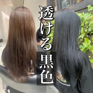 ロング カラー ARMONY表参道所属・韓国風専門 RYOのヘアスタイル