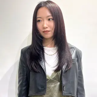 ミディアム 無料カットモデル ユナのヘアスタイル