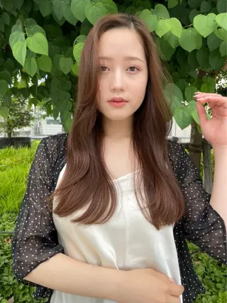 ロング カラー 透明感カラーと映画 美容師/yujiのヘアスタイル