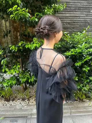 ミディアム ヘアアレンジ ⭐️ アユミ⭐️のヘアスタイル