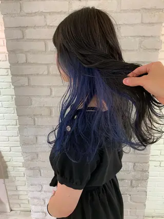 ロング カラー パーマ ヘアアレンジ レイヤー＆カラー 人気美容師倉崎涼のヘアスタイル