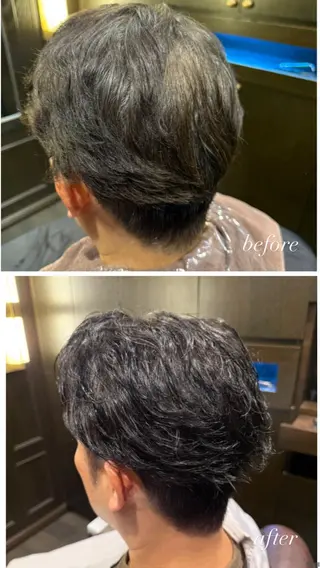 カラー LAVIE NEW STANDARD BARBER所属・ナガタ ナナミのヘアスタイル