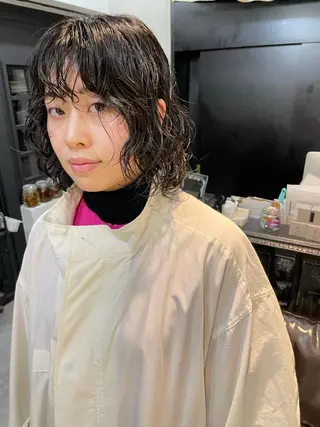 ショート パーマ kvell by urban.所属・ショート・ボブ ・ウルフ✂︎IMAIのヘアスタイル