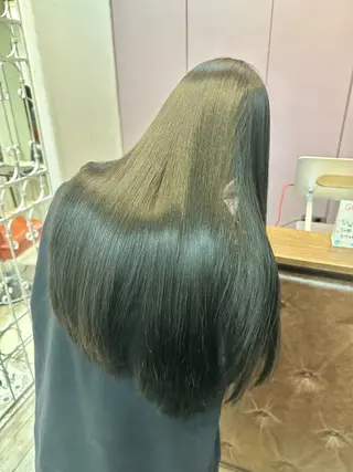 ロング パーマ \脱・うねり& 広がり/gite菊のヘアスタイル