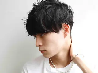 ショート パーマ メンズ Rowel所属・Rowel ローウェルのヘアスタイル