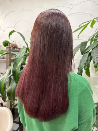 ロング カラー un eye/hai r🎀🪞山﨑愛菜のヘアスタイル