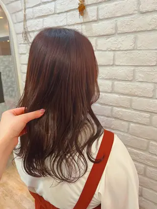 ロング カラー ヘアアレンジ 🎀野崎 美玖𝜗𝜚˚⋆のヘアスタイル