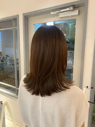 ミディアム カラー ‎🤍透明感カラー 【仙川】セリナ‎🤍のヘアスタイル