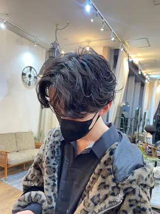パーマ 東 茉央/メンズ パーマ🧸銀座のヘアスタイル