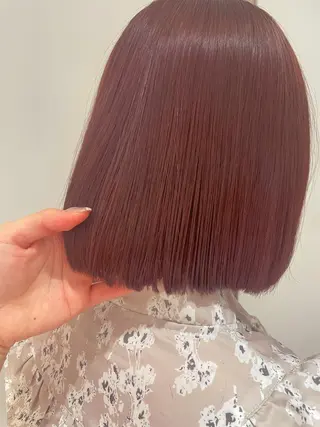 ショート ボブパーマ ♡ヨシカワハナコのヘアスタイル