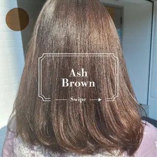 セミロング カラー ヘアアレンジ terra✂️川嶋 大輔のヘアスタイル