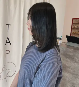 セミロング カラー 金沢市/美容師/ 岡島由希美のマツエク・マツパデザイン