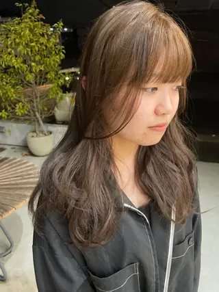 カラー 纐纈 大和のヘアスタイル