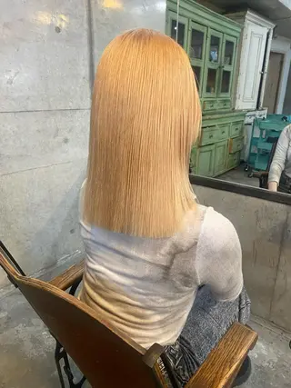 セミロング カラー 心斎橋美容室 Junのヘアスタイル