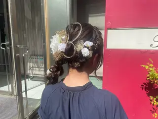ロング ♡ヘアセット.ピンク Ayakaのヘアスタイル