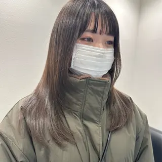 セミロング カラー lelu所属・lelu / 佐々木のヘアスタイル