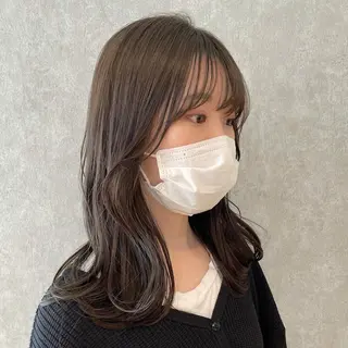 セミロング カラー TRENCH 自由が丘所属・TRENCH　相澤 果歩のヘアスタイル