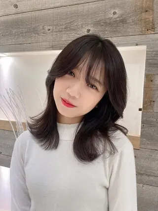 ミディアム HIBIKI/原宿 ハッシュカット🪄のヘアスタイル