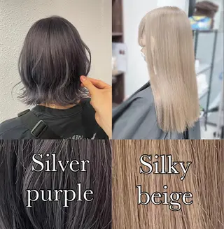 セミロング merci JUNKIのヘアスタイル