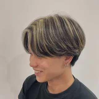 カラー メンズ 鈴木 七海のヘアスタイル