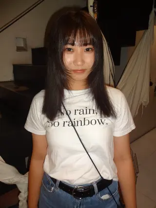 セミロング カラー 太田 妃香/岡崎美容室のヘアスタイル