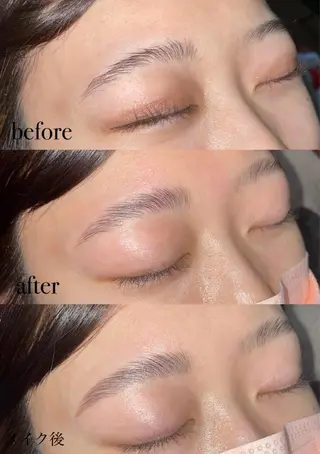 アイブロウ lilbondir. chiharuのネイルデザイン