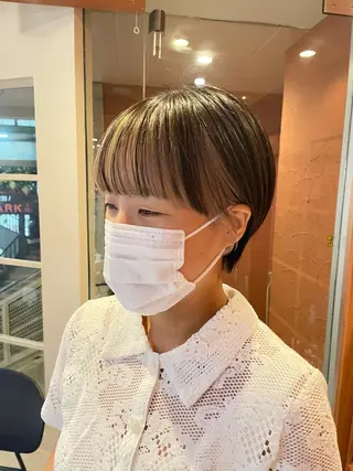 ショート カラー 沖縄/ヘアアレンジ /ナカノのヘアスタイル