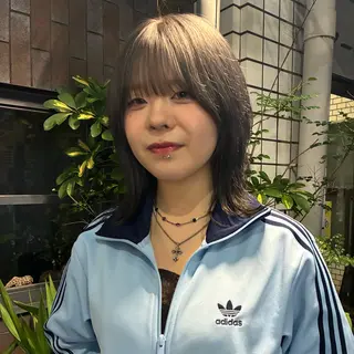 ミディアム 複雑履歴修正 TAKEのヘアスタイル