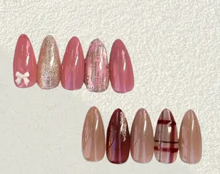 ネイル eye and nail ビジュゥ　石橋阪大前店所属・bijou石橋店 Mayukoのネイルデザイン