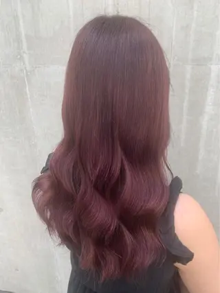 セミロング テラダ ココロのヘアスタイル