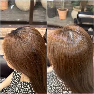 ロング カラー 松尾 和佳奈のヘアスタイル