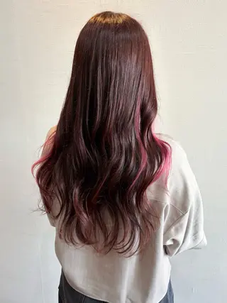 ロング カラー 𝒌𝒚𝒐𝒌𝒂 🍀のヘアスタイル