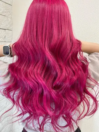 カラー 名古屋のピンク好き かずくん🦩のヘアスタイル