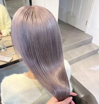 カラー 渋谷ハイトーン/ まぉまぉのヘアスタイル