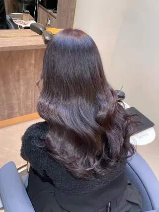 ロング カラー ピンクカラー🎀 米津 美佑のヘアスタイル